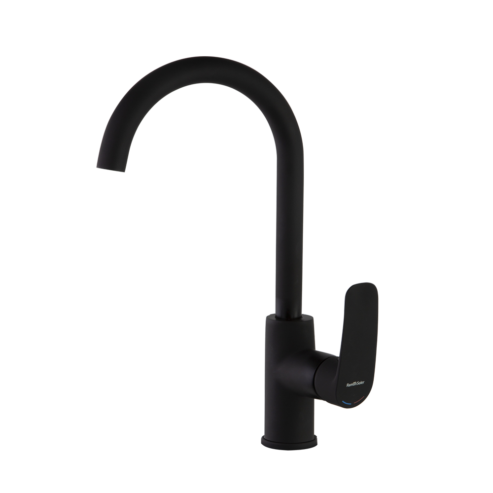NEW FLY GRIFO COCINA CISNE 5706112NM NEGRO MATE