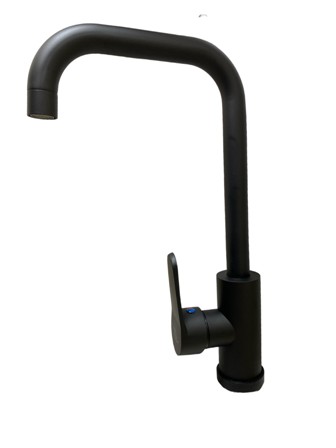 WICO GRIFO COCINA MESA PICO U NEGRO