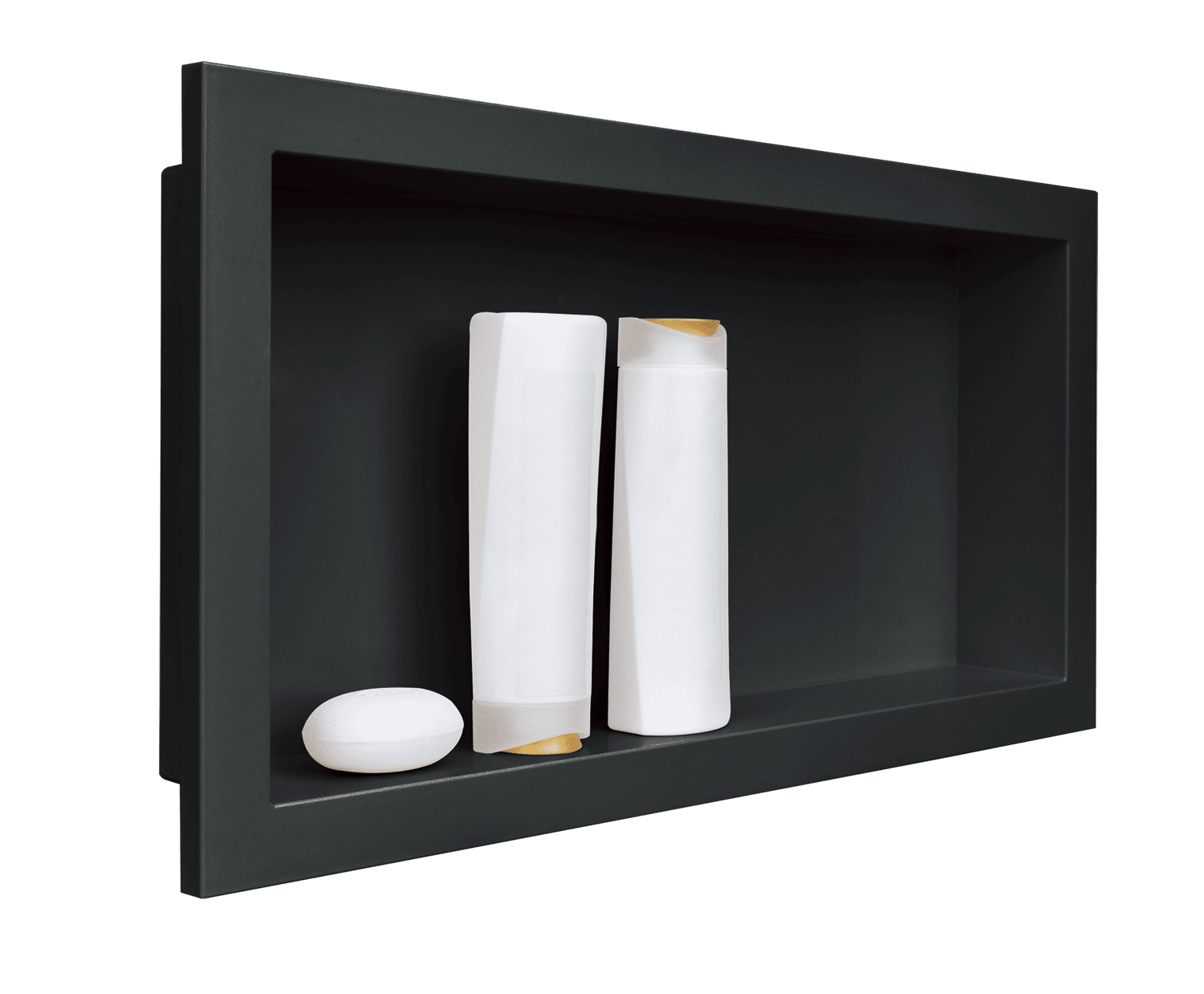 NICHO PARA BAÑO NEGRO 30X40