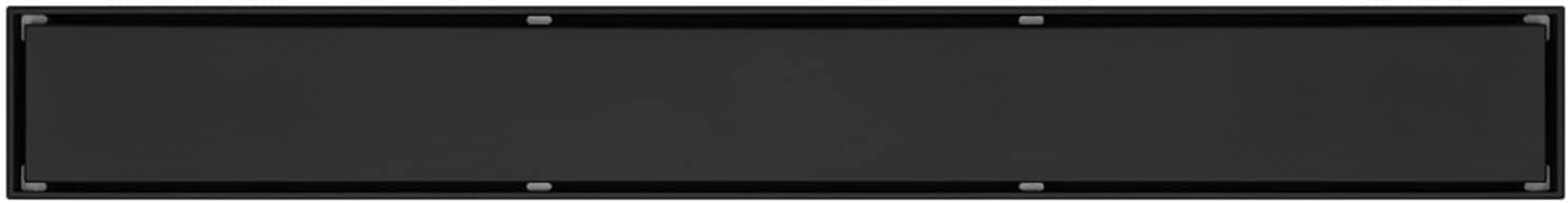 REJILLA DUCHA 60X10 NEGRA ACERO INOXIDABLE