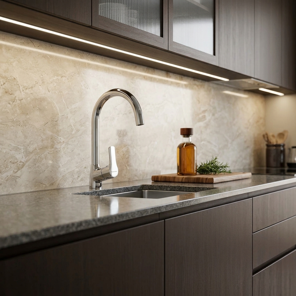 TITANIUM GRIFO COCINA MESA ALTO 180621