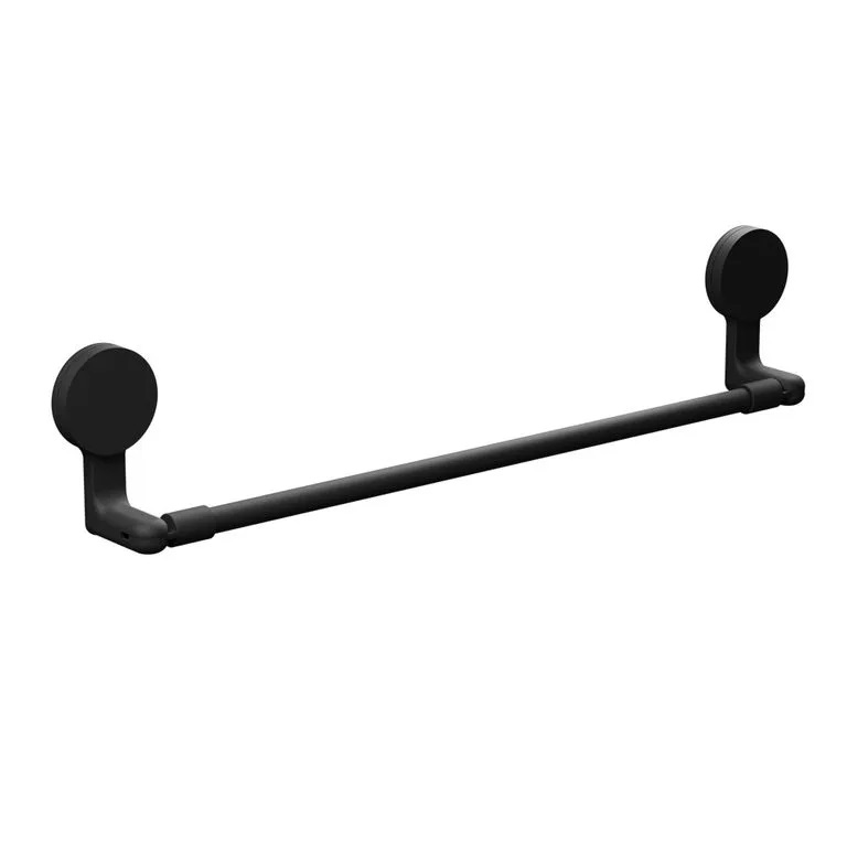 ACCESORIO AUTOADHESIVO TOALLERO NEGRO