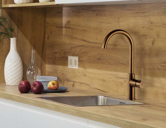 DRAKO GRIFO COCINA 330602CUC COBRE CEPIL