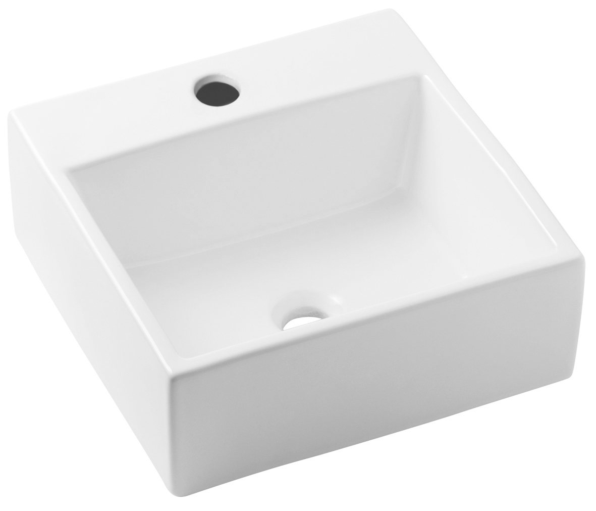 LAVATORIO APOYO BASIC Q6 350X350 BLANCO