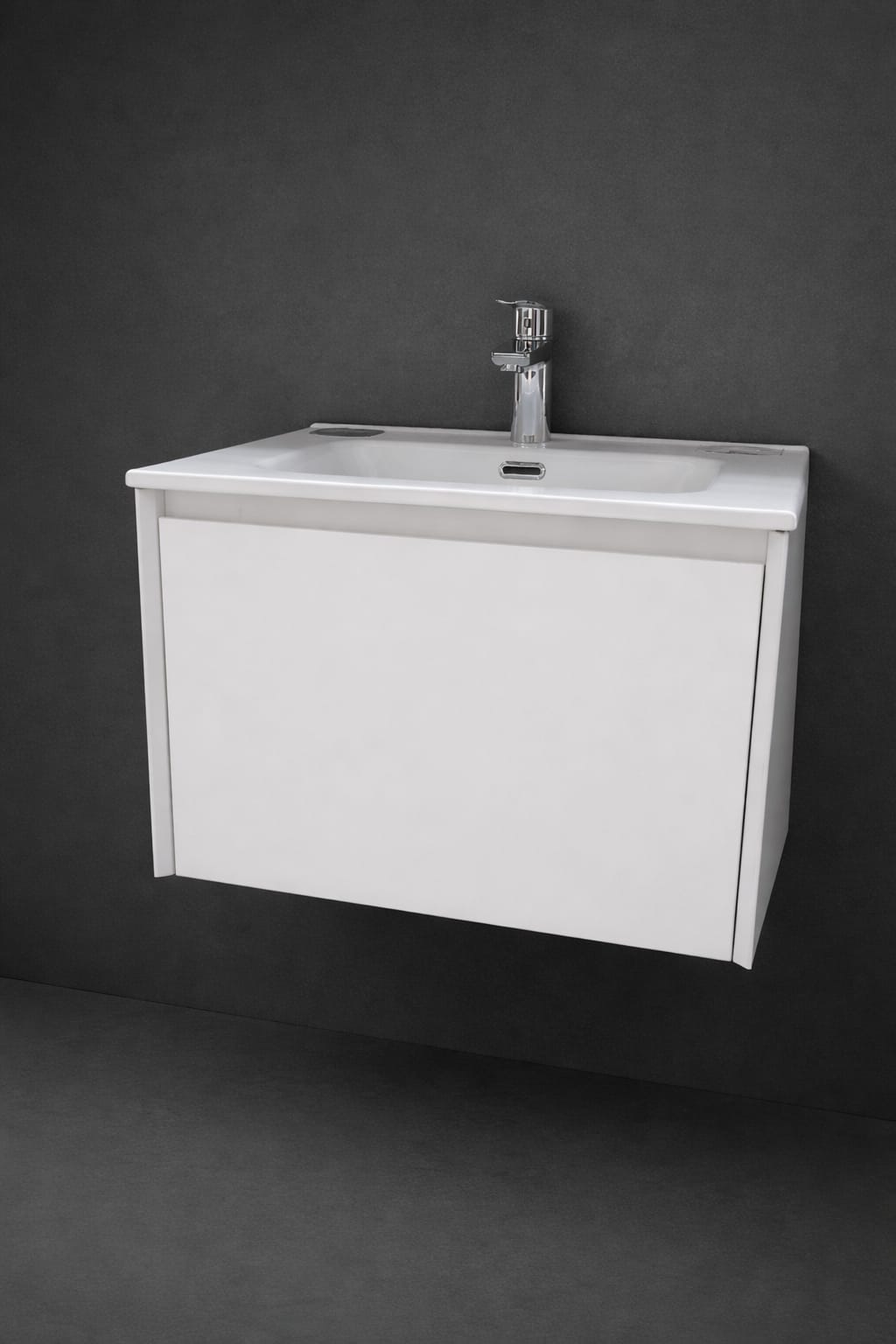 MUEBLE DEPOL 600X460X400mm 1 CAJON MATT WHITE S/BACHA