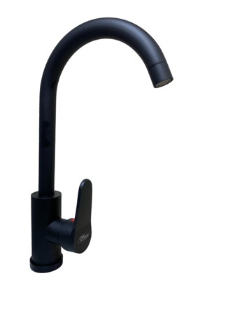 WICO GRIFO COCINA MESA PICO ALTO NEGRO