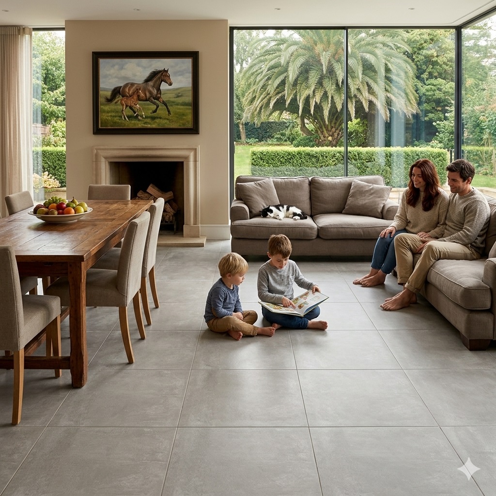 PORCELANATO 60X60 LISCIO LIGHT GREY(2.88)