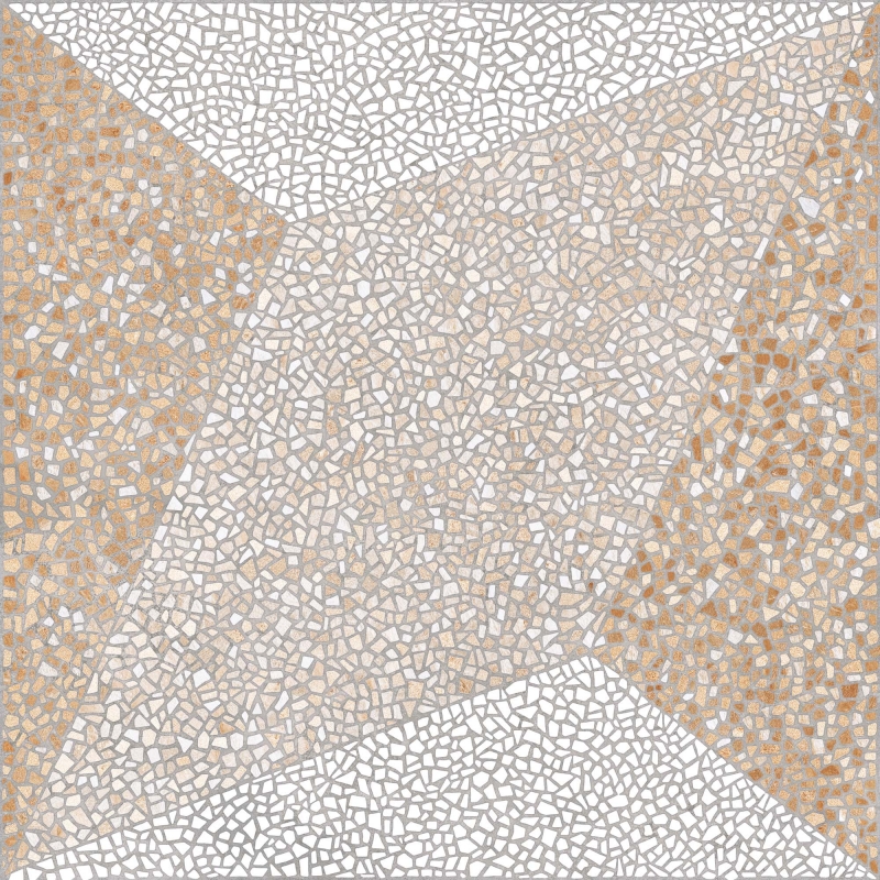 CERAMICA 60.5X60.5 GEOMETRIC MOSAICO BEIGE (2.58M2 X CAJA)