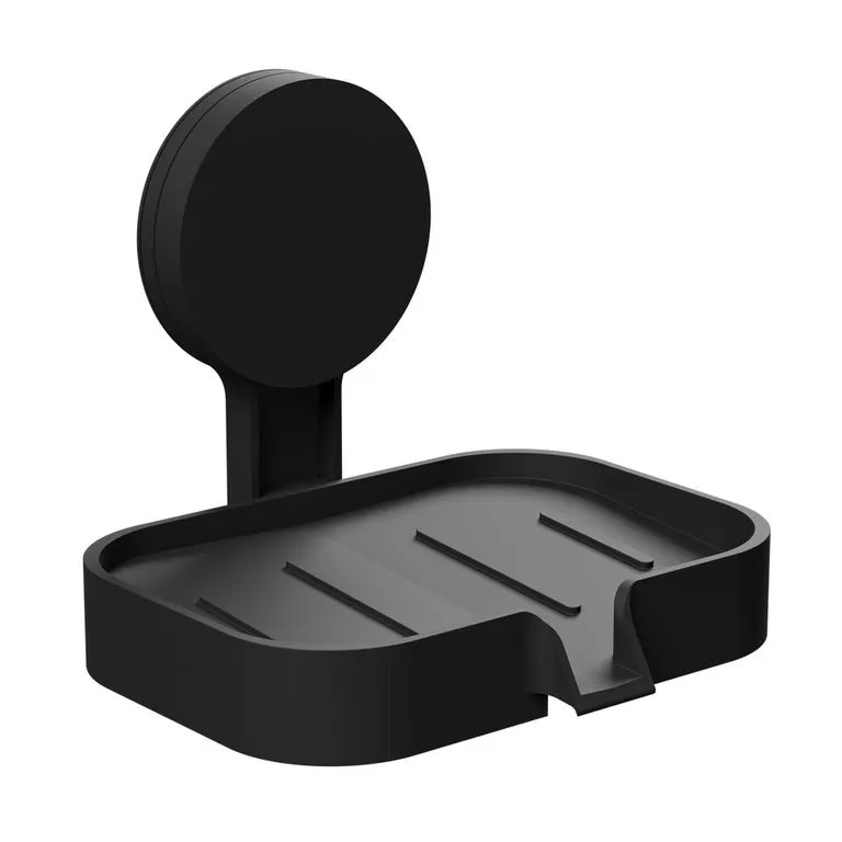 ACCESORIO AUTOADHESIVO JABONERA NEGRA