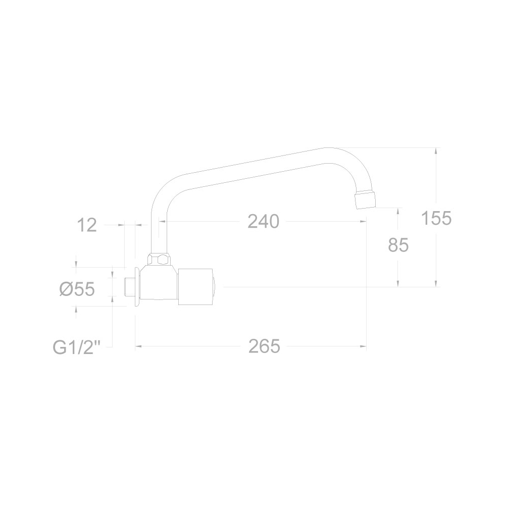 RAMON SOLER GRIFO UNITARIO PARED 7029