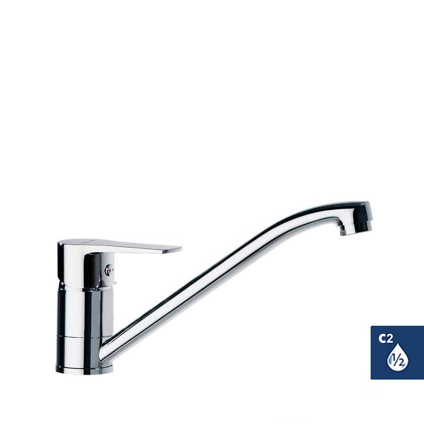 TITANIUM GRIFO COCINA MESA BAJO 1899 CROMO